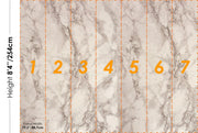 STDM30061 Nordic Black and White Marble Stone Mural Wallpaper by SJK